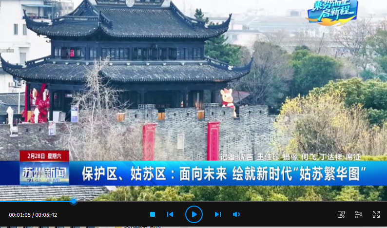 奋勇争先挑大梁 乘势而上启新程|保护区、姑苏区：面向未来 绘就新时代“姑苏繁华图”